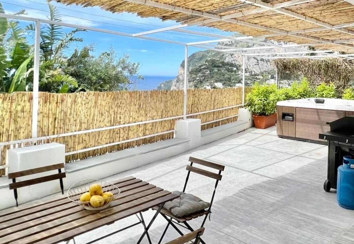 Casa Nannina - Seaview Terrace With Jacuzzi In Capri Appartement Kamer foto